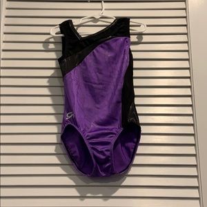 Black and Purple GK leotard